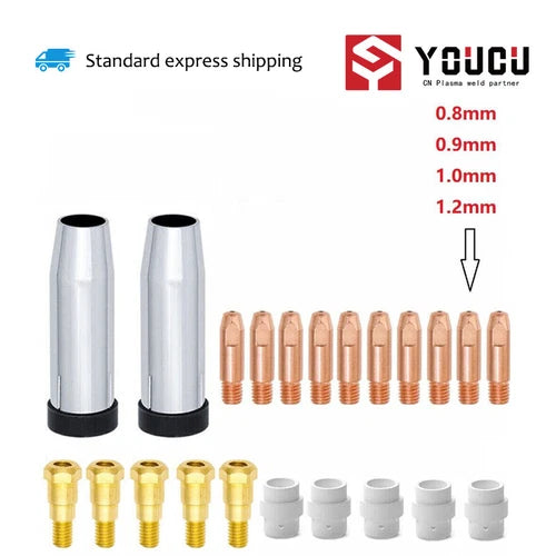 fits Everlast Parker DSP360 SGP360 Spool Gun Tips Holder Diffuser Nozzle Kit