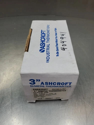 ASHCROFT 3'' BIMETAL THERMOMETER,  (30 EI 60R 040)                          6D-9