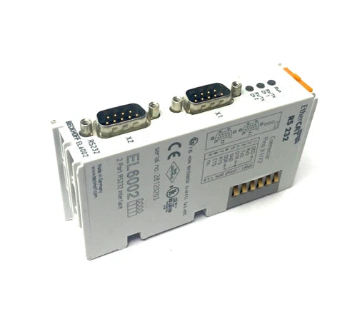 Beckhoff EL6002 EtherCAT 2-Port RS232 Interface Module