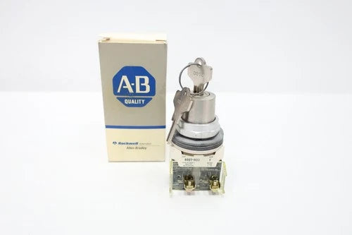 Allen Bradley 800T-H33A2 Keyed Selector Switch 2 Pos