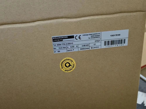 ONE Kollmorgen 6SM 77K-3.000-G Servo Motor 2.68KW 6SM77K-3.000-G