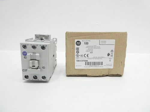 Allen Bradley 100-C37D00 Contactor 25hp 50a 120vac