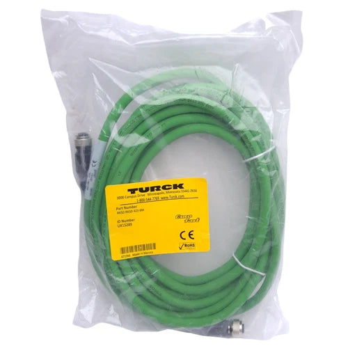 Turck RKSD RKSD 423-6M UX15289 Cordset, 2x M12 4-Pin Female, 6m Length