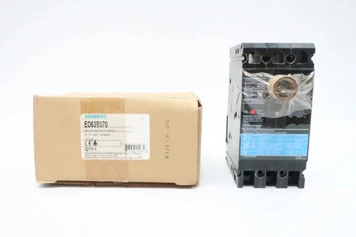 Siemens ED63B070 Molded Case Circuit Breaker 600v-ac 3p 70a Amp