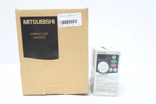 Mitsubishi FR-S520E-0.4K-NA Inverter Drive 1/2hp 0.5-120hz 200-240v-ac