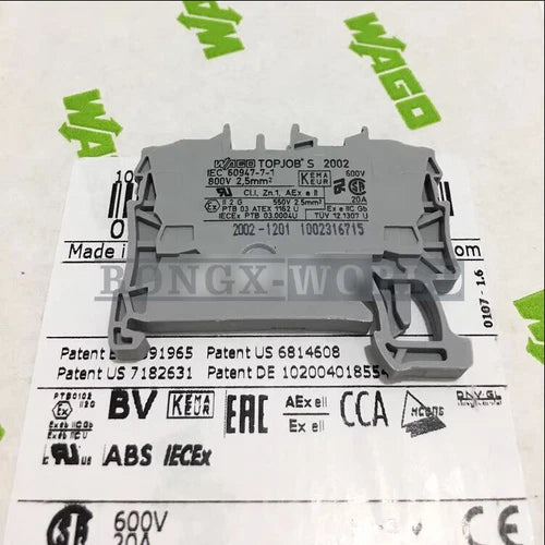 New 100pcs WAGO Terminal Blocks 2002-1201