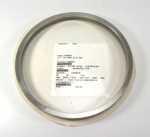 Welland & Tuxkorn Dichtungsring RG K-GE ? 240mm Deckeldichtung P75K NEU OVP