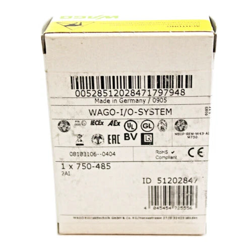 1PC New Wago 750-485 750485 Module In Box Brand fedex or DHL