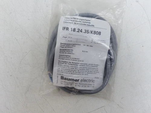 Baumer electric Induktive N?herungsschalter IFR 18.24.35/K808 UNUSED & OVP