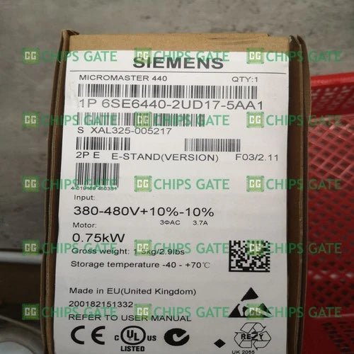 1 pe?a nova lacrada de f¨¢brica Siemens 6SE6440-2UD17-5AA1