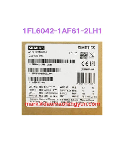 1FL6042-1AF61-2LH1 New  SIMOTICS S-1FL6, SH45, TTL,  Fast Shipping, DHL/FEDEX/UP