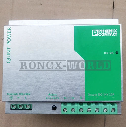 One Phoenix Contact power supply QUINT-PS-100-240AC/24DC/20A 2938620 USED