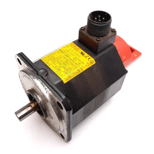 Fanuc A06B-0032-B075#7008 AC Servo Motor Voltage 176V, Frequency 200Hz, 2.8A 3PH
