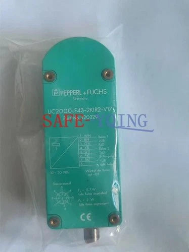 1PCS New Pepperl+Fuchs UltraSonic Sensor UC2000-F43-2KIR2-V17