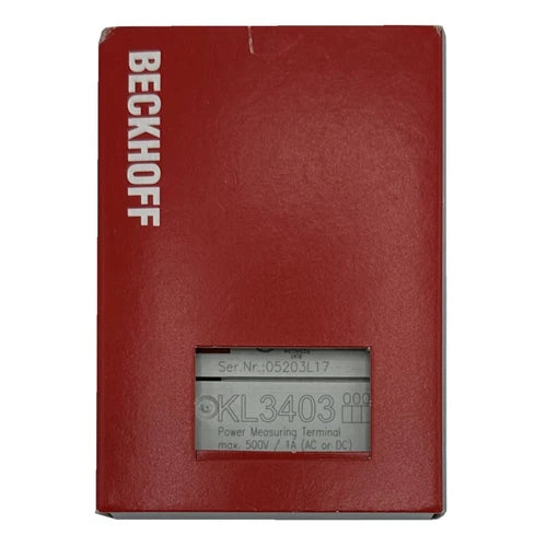 BECKHOFF - 3-Channel Analog Input Power Measurement - KL3403 - NEU