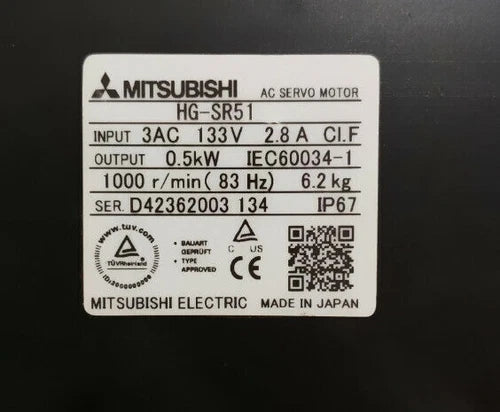 HG-SR51 One AC Servo Motor New In Box HGSR51 Expedited Shipping #F3