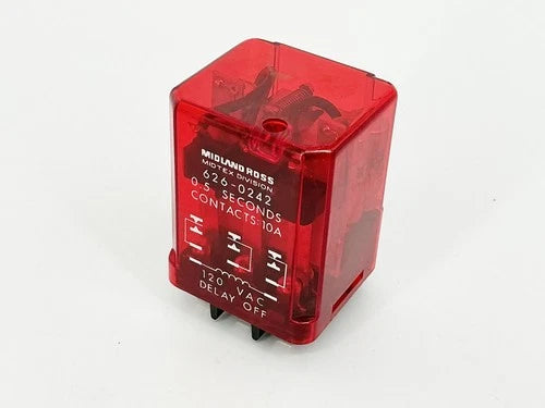 Novo rel¨¦ Midland Ross 626-0242 0,5 segundos 10A 120V 11 pinos - sem BOx