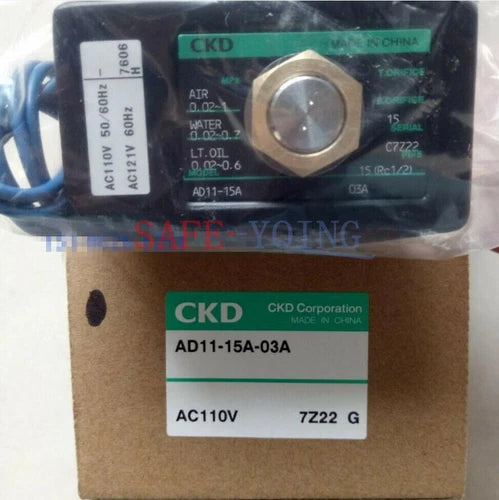 1PCS New CKD AD11-15A-03A-AC110V Solenoid valve
