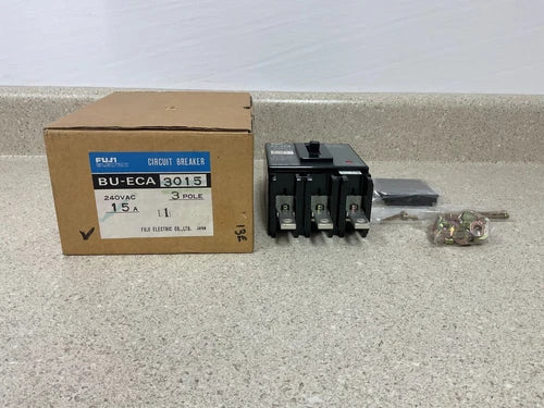 Fuji Electric BU-ECA3015 3 polos NOVO