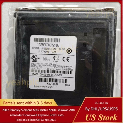 NEW ORIGINAL GE FANUC CPU MODULE IC693CPU372 FREE Fast SHIPPING