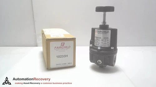 FAIRCHILD 10233H, HIGH PRECISION PRESSURE REGULATOR, NEW #312037