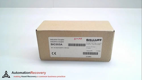 BALLUFF BIC005A, INDUCTIVE COUPLER, BIC 1I0-I2A50-Q40KFU-SM4A4A, NEW #188452