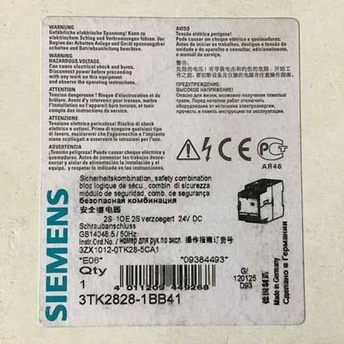 1PCS NEW SIEMENS SAFETY RELAY 3TK2828-1BB41