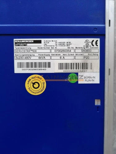 1PCS Kollmorgen Servostar S60600 used tested #E10