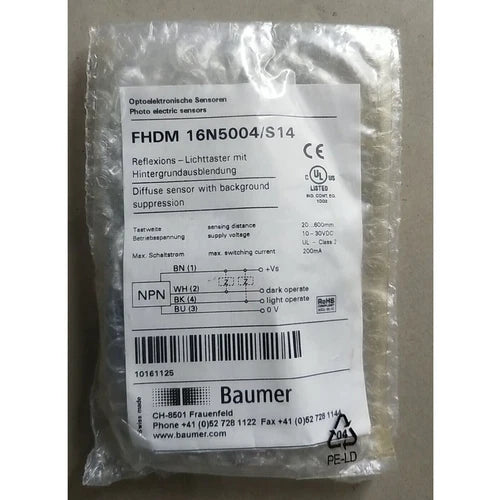 ONE NEW BAUMER FHDM 16N5004/S14 FASTSHIP #F3