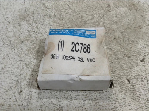 Ashcroft 2C786 Vacuum Gauge 30-0 in Hg New (TB)