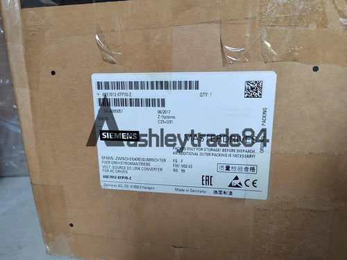 1PCS NEW SIEMENS 6SE7012-0TP70-Z Z=C23+G91 Servo Driver