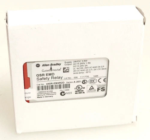 Allen-Bradley Guardmaster GSR EMD Safety Relay | Ser. A 203 | 440R-EM4R2D