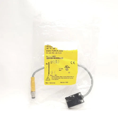 Turck BI5-Q08-AP6X2-0.2M-PSG3M 1608997 Inductive Sensor 10-30VDC, NO PNP, 5mm Sn