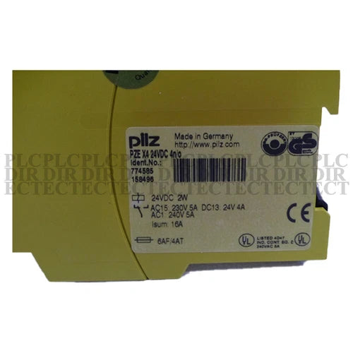 NEW PILZ PZE X4 774585 Safety Relay 24 VDC