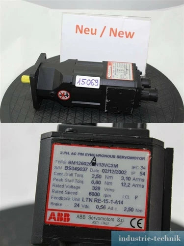ABB 8M126026AN13VC3M Servomotor LTN RE-15-1-A14 Motor Servo