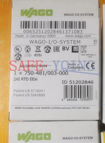 ONE WAGO PLC Module 750-481/003-000 NEW