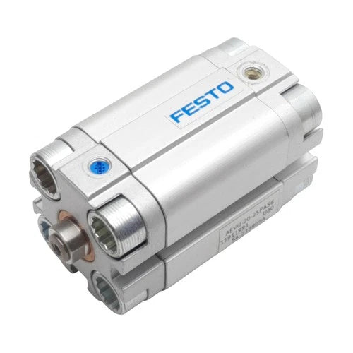 Festo AEVU-20-25PAS6 Compact Cylinder, ?20mm Bore, 25mm Stroke, 10bar, M5