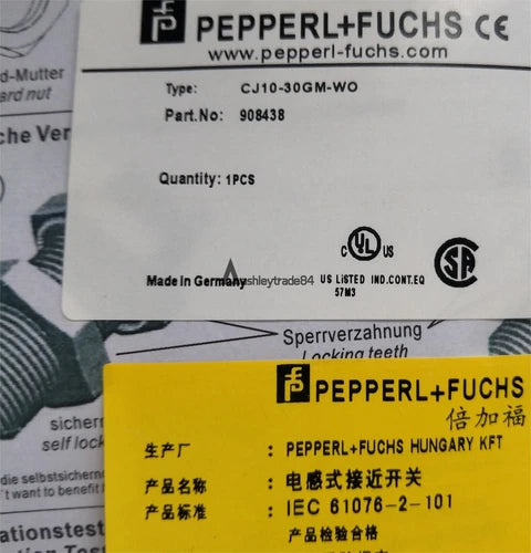 1PCS NEW For PEPPERL Pepperl+Fuchs FUCHS CJ10-30GM-WO PROXIMITY SWITCH