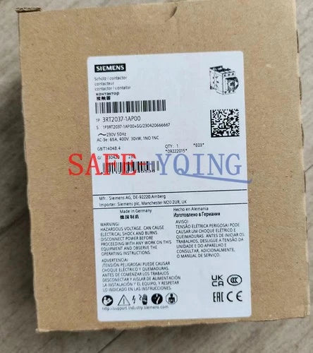 One New Siemens Circuit Breaker 3RT2037-1AP00