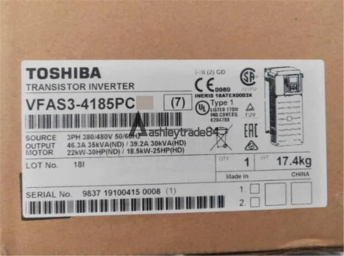1PCS NEW Toshiba Inverter VFAS3-4185PC