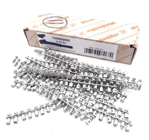 Lot of 11 Weidmuller 1399800000 Terminal Block Cross Connection Screw In Jumpers