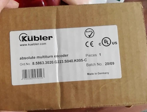 New in box KUBLER 8.5863.3020.G223.S040.K005 absolute Multiturn Encoder