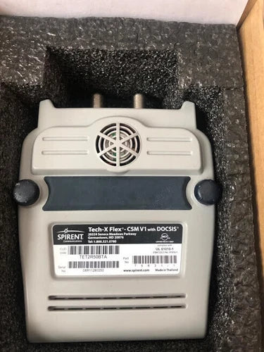 Spirent Tech-X Flex CSM V1 DOCSIS P/N 53-004415 Rev. A6 CSMV1DOCSIS New #F3