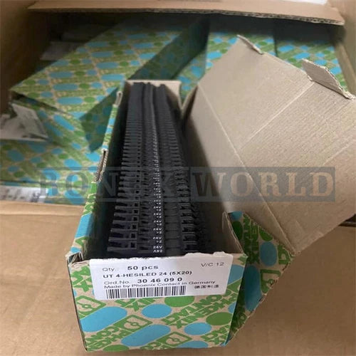 50Pcs Phoenix Contact Fuse terminal UT 4-HESILED 24 (5X20) 3046090 NEW