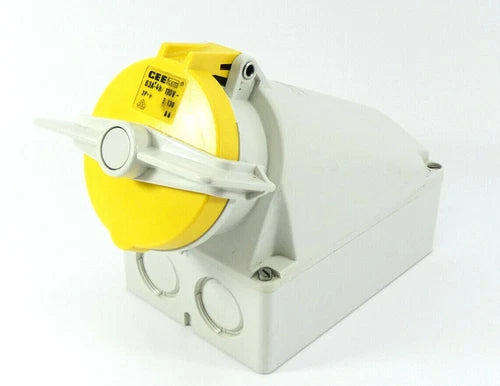 CEEform Wandsteckdose Typ 130 | 63A*-4h | 110V~ | 4 polig