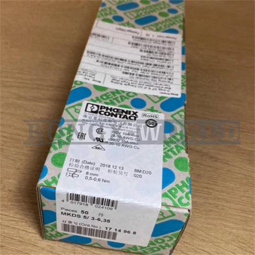 50PCS Phoenix Contact PCB wiring terminal MKDS5/3-6.35 MKDS 5/3-6.35 1714968 NEW