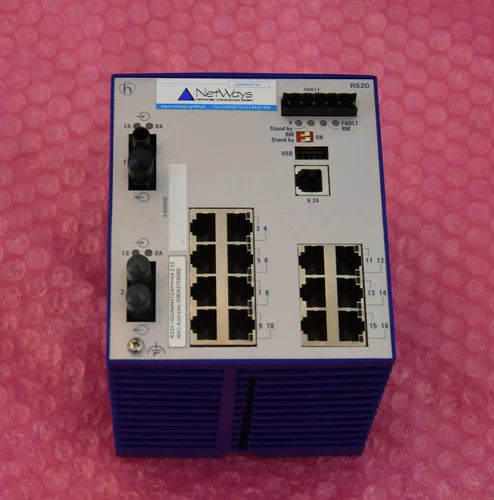 Hirschmann RS20 Rail Switch  Typ: 737 466-004 Z05 / RS20-1600M4M4TDAPHH04.2.02