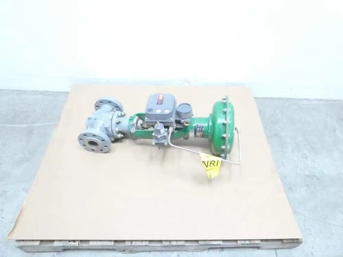 Fisher EZ 657 Dvc6010 Size 40 Pneumatic Steel Flanged Control Valve 2in 600