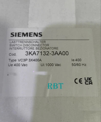 Siemens 3KL7151-3AA00 Isolation Switche brand new