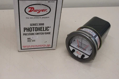 DWYER SERIES 3000 PHOTOHELIC Druckschalter Pressure Switch SERIES3000 OVP
